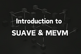 Introduction to SUAVE & MEVM