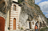 Basarbovski Rock Monastery near Ruse in northern Bulgaria