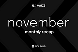 Monthly Recap: November