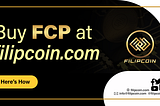 Buy FCP at FILIPCOIN.COM