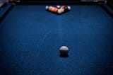 Thinking process in playing Billiards Pool