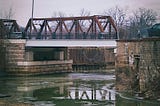 An Old Canal Bridge In Zanesville, Ohio.