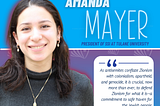 Student Spotlight: Amanda Mayer