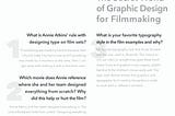 The Secret World of Graphic Design for Filmmaking