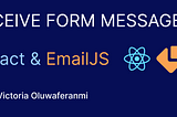 RECEIVE FORM MESSAGE IN YOUR EMAIL
