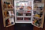 Picture of a clean and organized refrigerator.