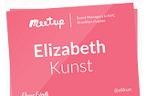 Create name badges for your Meetup.