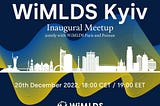 #41 Inaugural Meetup of WiMLDS Kyiv, jointly with WiMLDS Paris & Poznan