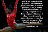 My Thoughts on Simone Biles…