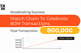 The testnet of Match Chain has reached an exceptional milestone, surpassing 80 million transactions…