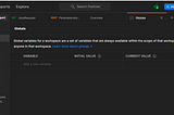 How to use different “Variables” in Postman
