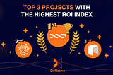 Top 3 projects with the highest ROI index