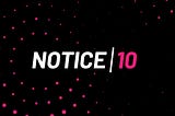 Official Notice 10 - Information in the Arena