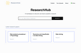 ResearchHub — A decentralized academic research marketplace