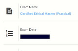 PASSED! EC-Council’s Certified Ethical Hacker (Practical)