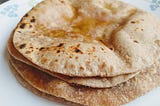 Chapatis (whole grain thin flatbread) — Vegan