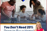 You Don’t Need💰 20% Down to Buy a 🏡Home!