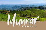 Welcome to Munnar, Kerala!
