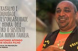 Antonio Afonso Filho: “Trabalho é dignidade”