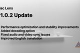 [Mac] PRISM Lens v1.0.2 Update