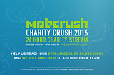 Announcing Mobcrush Charity Crush 2016!