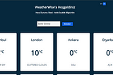 WeatherWise: Learn How to Make Basic Weather Site