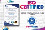 ISO 9001:2015 certification