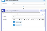 Connect Twitter with Microsoft Teams