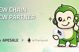 🎉 APESALE OFFICIALLY ALLOWS TO LAUNCH ON ETHEREUM MAINNET 👏
