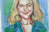 Dies ist die Mona Lisa des Malers Freitag. Auch wenn es Gabrielas Porträt ist!