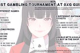 First Gambling Tournament