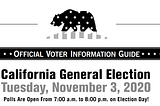 Voting guide for Californians against fascism