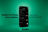 Goalite for iPhone is Live and Ready for Your New Year