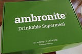 Ambronite: The first drinkable meal