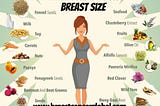 What to eat makes your breasts bigger