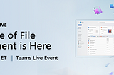 Microsoft OneDrive Event: The Future of File Management is Here