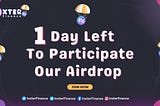 🚀 Only one day left to participate our
🚀 AIRDROP 
🚀 Join Now