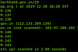 Phases of an NMAP scan