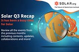 Solar Q3 Recap