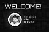 Ben Gervais joins as Chief Technology Officer