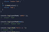JavaScript Number.isNaN() method