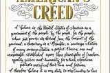 American Creed