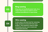 The Different Types of Concrete Cutting — Infographic