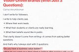 How Strategic Ghostwriters Help Build Vision-Driven Brands (With Just 3 Questions):