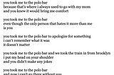 the polo bar