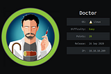 Doctor — HackTheBox