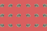 Pink background, with dollar notes icons