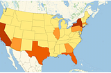 Visualising US COVID-19 Spread Graphically Using Mathematica