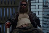 An image of Fat Thor from Marvels’ Avengers: Engame.