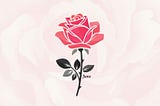 Rose Drawing — June Birth Flower